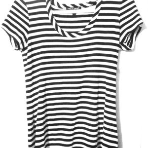 Cable & Gauge Stripe Top